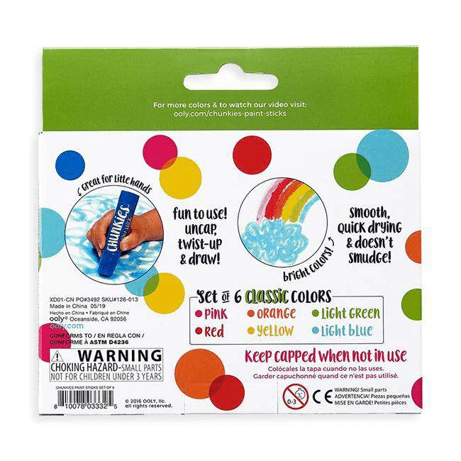 Chunkies Classic Paint Sticks